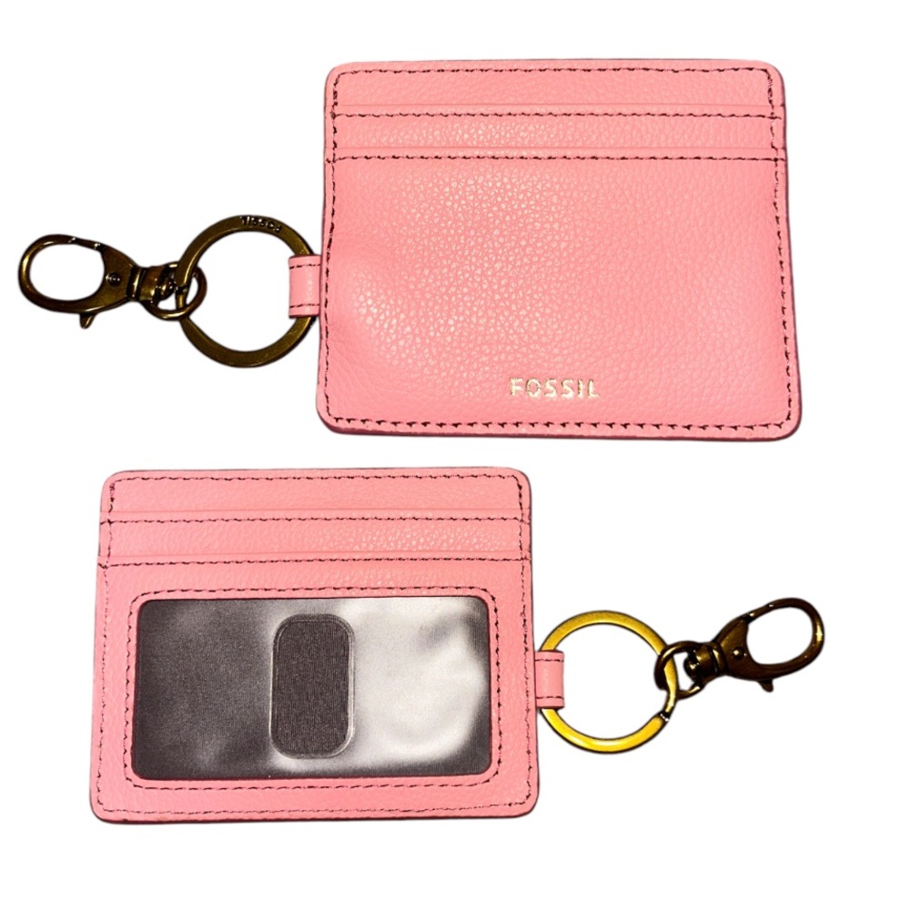 Fossil Pink Card Holder